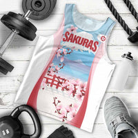 Japan Rugby Custom Men Tank Top Go Sakuras Japanese Mount Fuji