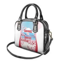 Japan Rugby Custom Shoulder Handbag Go Sakuras Japanese Mount Fuji