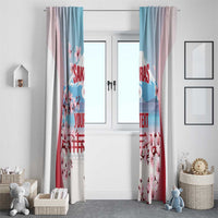 Japan Rugby Custom Window Curtain Go Sakuras Japanese Mount Fuji