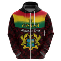 1 July Ghana Republic Day Hoodie African Pattern Mix Flag Unique Style - Wonder Print Shop
