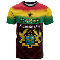 1 July Ghana Republic Day T Shirt African Pattern Mix Flag Unique Style - Wonder Print Shop