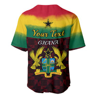 Personalised 1 July Ghana Republic Day Baseball Jersey African Pattern Mix Flag Unique Style - Wonder Print Shop