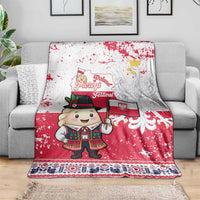 Poland Pierogi Festival Blanket Funny Dumpling Costume With Flag - Wonder Print Shop