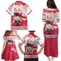 Poland Pierogi Festival Family Matching Puletasi and Hawaiian Shirt Funny Dumpling Costume With Flag - Wonder Print Shop