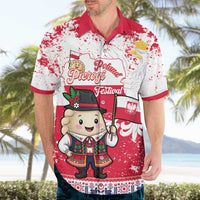 Poland Pierogi Festival Hawaiian Shirt Funny Dumpling Costume With Flag - Wonder Print Shop