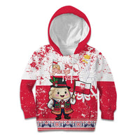 Poland Pierogi Festival Kid Hoodie Funny Dumpling Costume With Flag - Wonder Print Shop