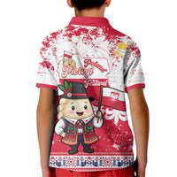 Poland Pierogi Festival Kid Polo Shirt Funny Dumpling Costume With Flag - Wonder Print Shop