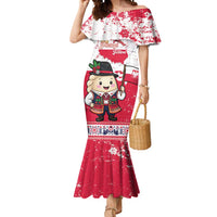 Poland Pierogi Festival Mermaid Dress Funny Dumpling Costume With Flag - Wonder Print Shop