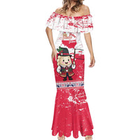 Poland Pierogi Festival Mermaid Dress Funny Dumpling Costume With Flag - Wonder Print Shop