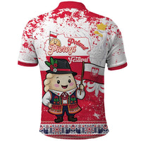 Poland Pierogi Festival Polo Shirt Funny Dumpling Costume With Flag - Wonder Print Shop