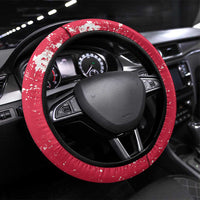 Poland Pierogi Festival Steering Wheel Cover Funny Dumpling Costume With Flag - Wonder Print Shop