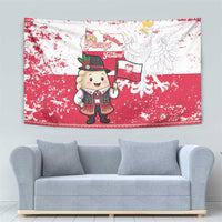 Poland Pierogi Festival Tapestry Funny Dumpling Costume With Flag - Wonder Print Shop