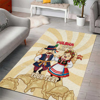 Personalised Pierogi Festival Poland Area Rug Polska Dumpling Kocham - Wonder Print Shop