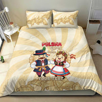 Personalised Pierogi Festival Poland Bedding Set Polska Dumpling Kocham - Wonder Print Shop