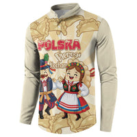 Personalised Pierogi Festival Poland Button Sweatshirt Polska Dumpling Kocham - Wonder Print Shop