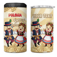 Personalised Pierogi Festival Poland 4 in 1 Can Cooler Tumbler Polska Dumpling Kocham - Wonder Print Shop