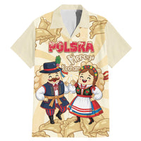 Personalised Pierogi Festival Poland Family Matching Mermaid Dress and Hawaiian Shirt Polska Dumpling Kocham - Wonder Print Shop