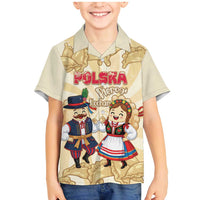 Personalised Pierogi Festival Poland Family Matching Mermaid Dress and Hawaiian Shirt Polska Dumpling Kocham - Wonder Print Shop