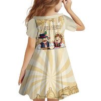 Personalised Pierogi Festival Poland Family Matching Off Shoulder Maxi Dress and Hawaiian Shirt Polska Dumpling Kocham - Wonder Print Shop