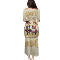 Personalised Pierogi Festival Poland Family Matching Puletasi and Hawaiian Shirt Polska Dumpling Kocham - Wonder Print Shop