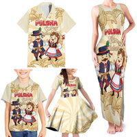 Personalised Pierogi Festival Poland Family Matching Tank Maxi Dress and Hawaiian Shirt Polska Dumpling Kocham - Wonder Print Shop