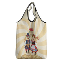 Personalised Pierogi Festival Poland Grocery Bag Polska Dumpling Kocham - Wonder Print Shop