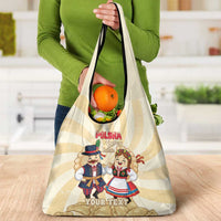 Personalised Pierogi Festival Poland Grocery Bag Polska Dumpling Kocham - Wonder Print Shop