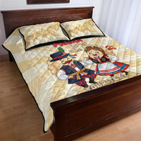 Personalised Pierogi Festival Poland Quilt Bed Set Polska Dumpling Kocham - Wonder Print Shop