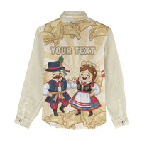 Personalised Pierogi Festival Poland Women Casual Shirt Polska Dumpling Kocham - Wonder Print Shop