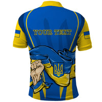Custom Ukraine Polo Shirt Happy Ukrainian 32nd Independence Anniversary - Wonder Print Shop