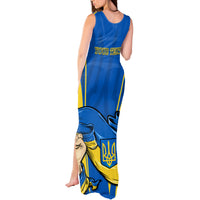 Custom Ukraine Tank Maxi Dress Happy Ukrainian 32nd Independence Anniversary - Wonder Print Shop