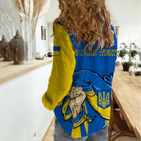 Custom Ukraine Women Casual Shirt Happy Ukrainian 32nd Independence Anniversary - Wonder Print Shop