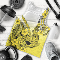 hawaii-men-tank-top-polynesian-shark-tattoo-with-plumeria-yellow-gradient