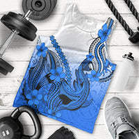 hawaii-men-tank-top-polynesian-shark-tattoo-with-plumeria-blue-gradient
