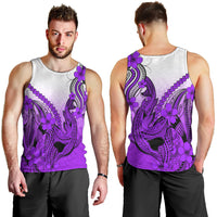 hawaii-men-tank-top-polynesian-shark-tattoo-with-plumeria-purple-gradient