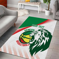 Senegal Basketball Custom Area Rug Come On Lions - Wonder Print Shop