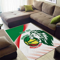 Senegal Basketball Custom Area Rug Come On Lions - Wonder Print Shop