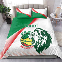 Senegal Basketball Custom Bedding Set Come On Lions - Wonder Print Shop