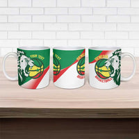 Senegal Basketball Custom Ceramic Mug Come On Lions - Wonder Print Shop