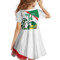 Senegal Basketball Custom Family Matching Off Shoulder Maxi Dress and Hawaiian Shirt Come On Lions - Wonder Print Shop