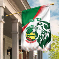 Senegal Basketball Custom Garden Flag Come On Lions - Wonder Print Shop