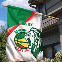 Senegal Basketball Custom Garden Flag Come On Lions - Wonder Print Shop