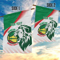 Senegal Basketball Custom Garden Flag Come On Lions - Wonder Print Shop