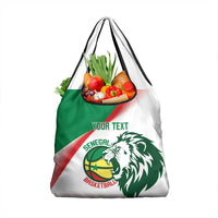 Senegal Basketball Custom Grocery Bag Come On Lions - Wonder Print Shop