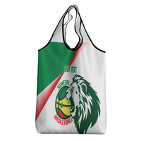 Senegal Basketball Custom Grocery Bag Come On Lions - Wonder Print Shop