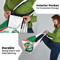 Senegal Basketball Custom Grocery Bag Come On Lions - Wonder Print Shop