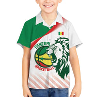 Senegal Basketball Custom Hawaiian Shirt Come On Lions - Wonder Print Shop