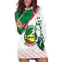 Senegal Basketball Custom Hoodie Dress Come On Lions - Wonder Print Shop