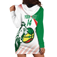 Senegal Basketball Custom Hoodie Dress Come On Lions - Wonder Print Shop