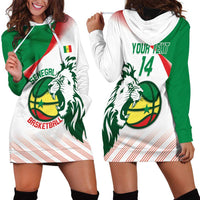 Senegal Basketball Custom Hoodie Dress Come On Lions - Wonder Print Shop
